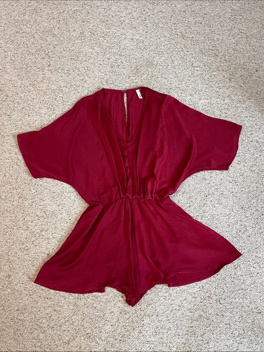 glam Women’s Cranberry V-Neck Romper